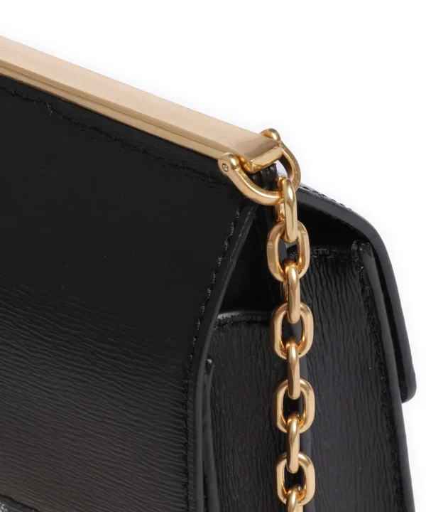 DKNY Mona Handytasche fein genarbtes Rindsleder schwarz – Bild 3
